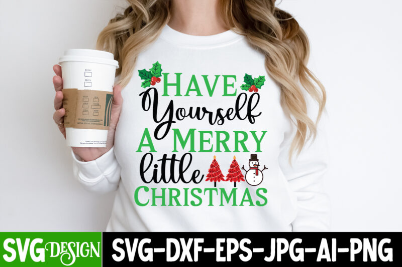 Christmas T-Shirt Design Bundle, Christmas T-Shirt Design, Christmas SVG Bundle, Christmas Vector Bundle