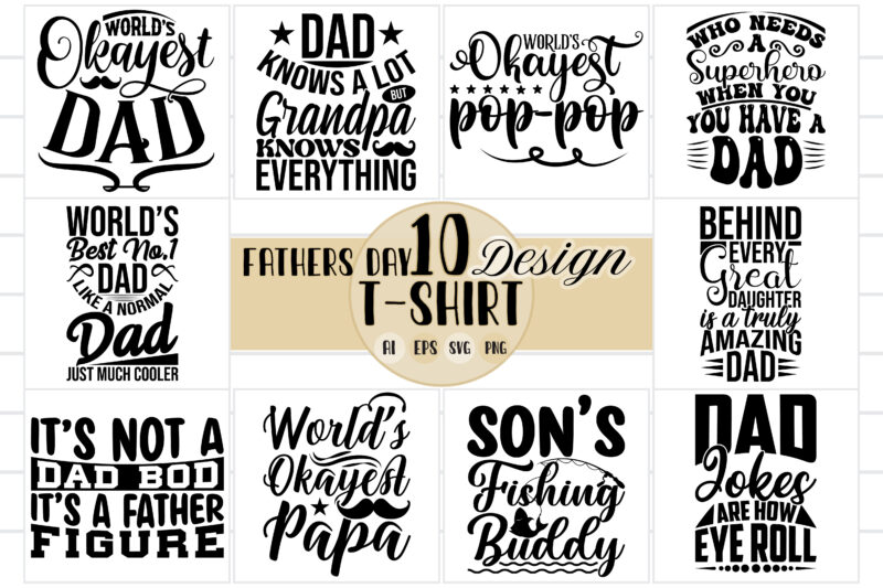 worlds okayest dad typography graphic shirt template, family gift for grandpa and dad design, superhero dad greeting card dad gift greeting