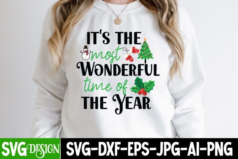 Christmas T-Shirt Design Bundle, Christmas T-Shirt Design, Christmas SVG Bundle, Christmas Vector Bundle