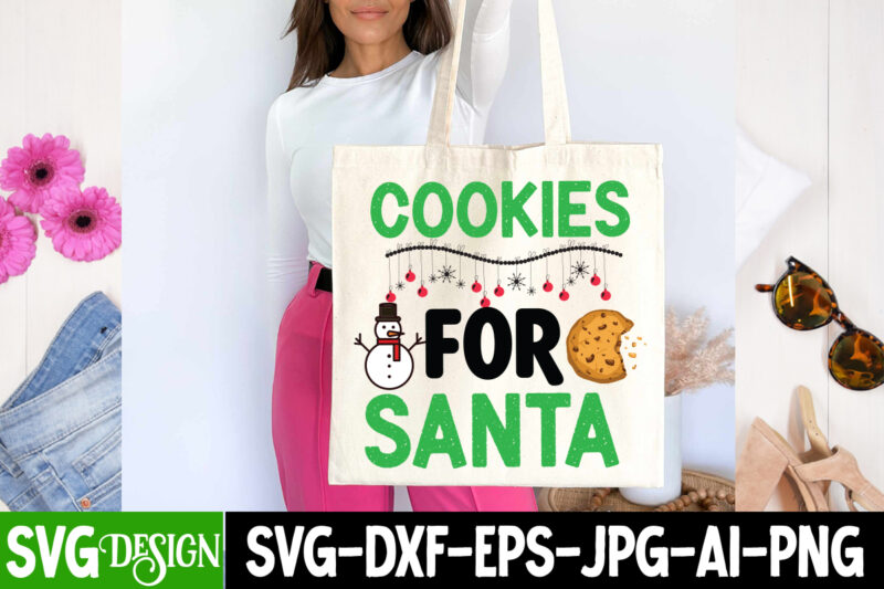 Cookies For Santa T-Shirt Design, Cookies For Santa Vector T-Shirt Design, Christmas T-Shirt Design