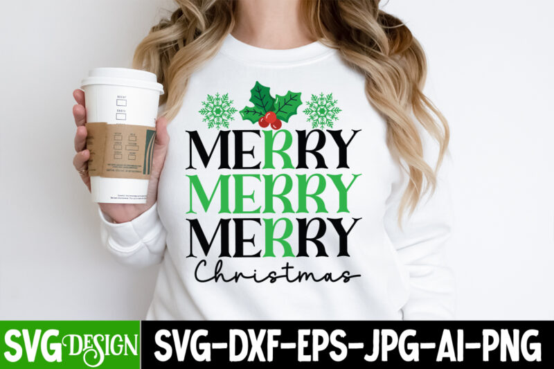 Merry Christmas T-Shirt Design, Merry Christmas Vector t-Shirt Design, Merry Christmas Design, Merry Christmas Sublimation Design PNG, Merry