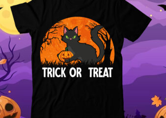 Trick Or Treat T-Shirt Design ,Trick Or Treat Vector T-Shirt Design, Halloween T-Shirt Design Bundle,Halloween T-Shirt Design, Eat Drink And Be Scary T-Shirt Design, Eat Drink And Be Scary Vector