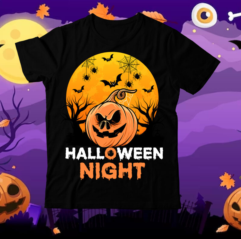 Halloween Night T-Shirt Design, Halloween Night Vector t-Shirt Design, Halloween T-Shirt Design Bundle,Halloween T-Shirt Design, Eat Drink And Be Scary T-Shirt Design, Eat Drink And Be Scary Vector T-Shirt Design,