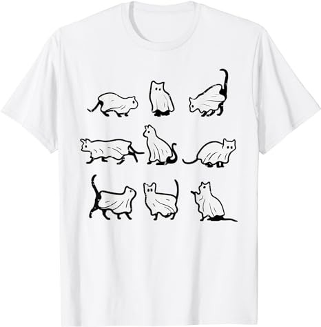 15 Ghost Cat Halloween Shirt Designs Bundle For Commercial Use, Ghost Cat Halloween T-shirt, Ghost Cat Halloween png file, Ghost Cat Halloween digital file, Ghost Cat Halloween gift, Ghost Cat