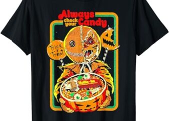 Always Check Your Candy Trick Or Treat, Funny Halloween Tee T-Shirt PNG File