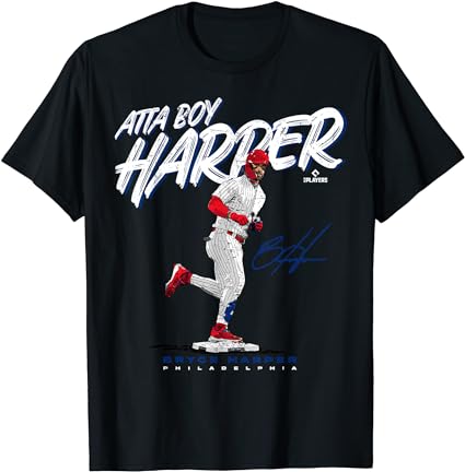 Atta boy, harper bryce harper philadelphia mlbpa t-shirt