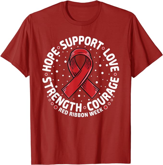 15 Red Ribbon WeekRed Ribbon Week Shirt Designs Bundle For Commercial Use Part 1, Red Ribbon Week T-shirt, Red Ribbon Week png file, Red Ribbon Week digital file, Red Ribbon