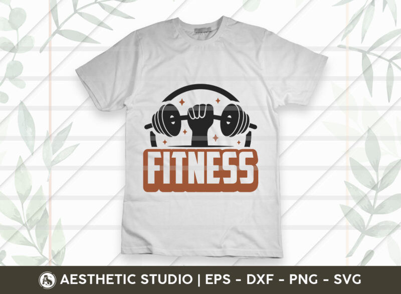 Fitness SVG, Fitness, Weights, Gym, Typography, Gym Quotes, Gym Motivation, Gym T-shirt Design, SVG