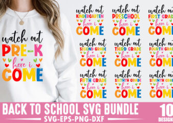 Back to School SVG Bundle, Hello School SVG, Teacher svg, School, School Shirt for Kids svg, Kids Shirt svg, Hand-lettered, Cut File Cricut, Hello Back To School Svg Bundle, First