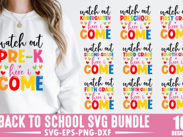 Back to school svg bundle, hello school svg, teacher svg, school, school shirt for kids svg, kids shirt svg, hand-lettered, cut file cricut, hello back to school svg bundle, first t shirt template