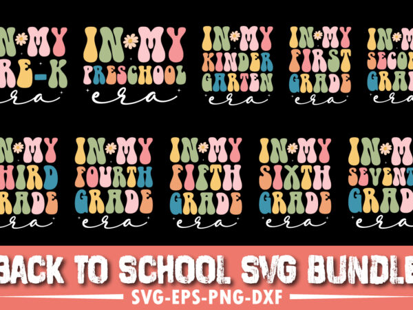 Back to school svg bundle quotes t shirt template