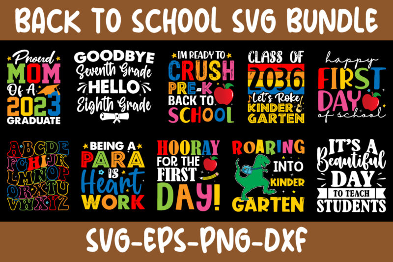 Back to School SVG Bundle, Hello School SVG, Hello School SVG Bundle, Back to School SVG, Teacher svg, Kindergarten svg, Cut File Cricut, Teacher Svg, School Svg, Teacher Svg Bundle,