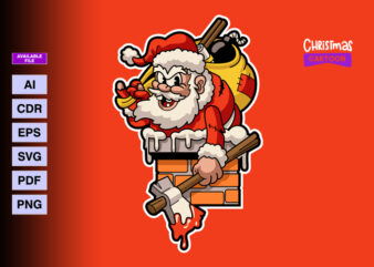 Bad Santa coming down