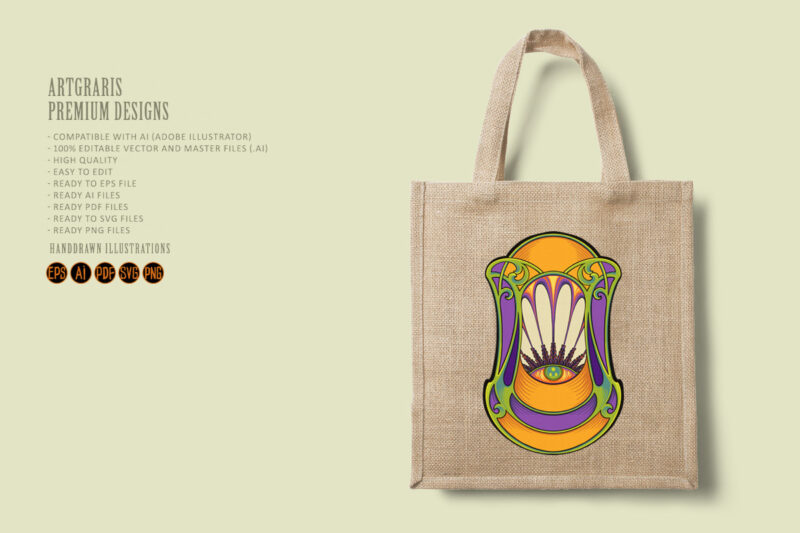 Baroque Art Nouveau frame flourishes