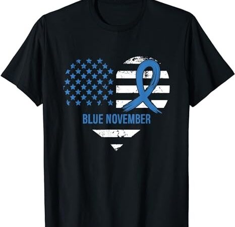 Blue november diabetes awareness t-shirt png file