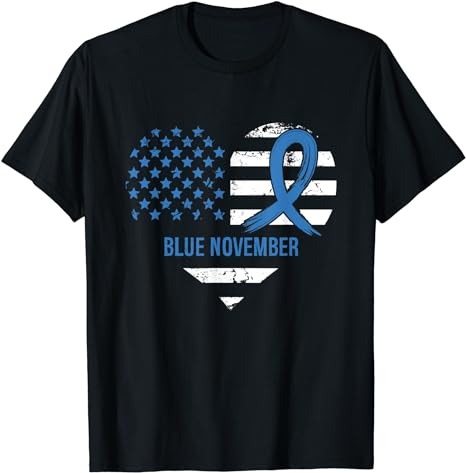 Blue November Diabetes Awareness T-Shirt PNG File