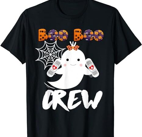 Boo boo crew nurse shirt funny halloween costume fun gift t-shirt png file