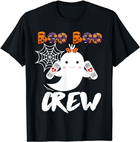 Boo Boo Crew Nurse Shirt Funny Halloween Costume Fun Gift T-Shirt Png file