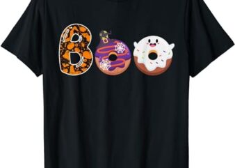 Boo Donuts Ghost funny Halloween donut T-Shirt png file