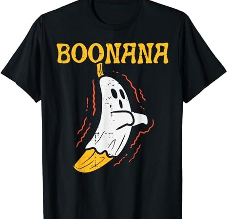 Boonana cute ghost banana halloween costume men women kids t-shirt png file