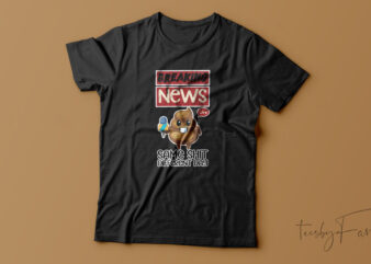 Breaking News| T-shirt design for sale