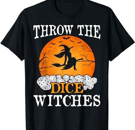 Bunco throw the dice witches bunco game lover halloween t-shirt png file