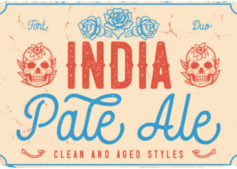 India Pale Ale font DUO