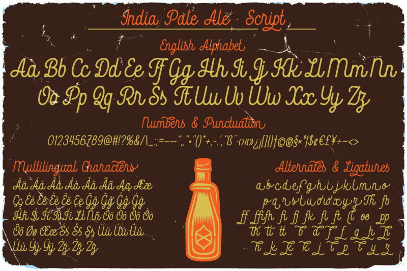 India Pale Ale font DUO