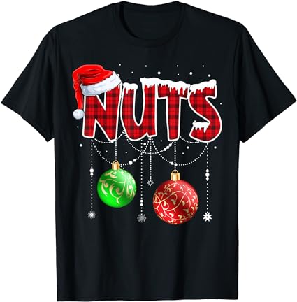 Chest nuts christmas t shirt matching couple chestnuts t-shirt