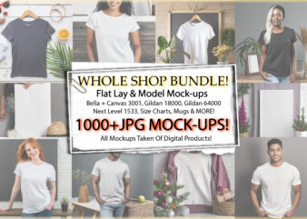 Whole Shop Mockup Bundle