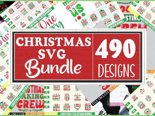 Big christmas svg bundle/490 design
