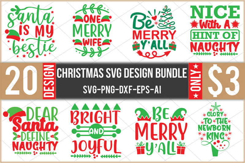 Big Christmas Svg Bundle/490 Design