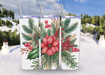 Christmas tumbler design