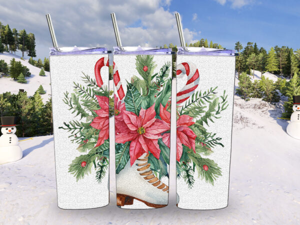 Christmas tumbler design