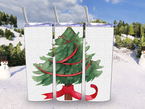 Christmas tumbler design