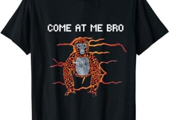 Come at me bro Gorilla Tag Monke VR Gamer Shirt for Kids T-Shirt png file