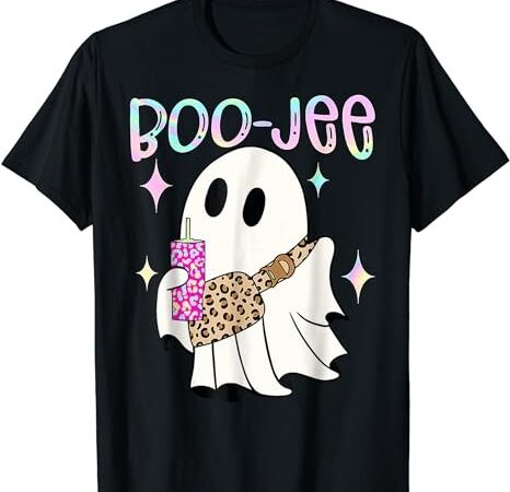 Cute boo ghost spooky funny halloween costume boujee boo jee t-shirt png file