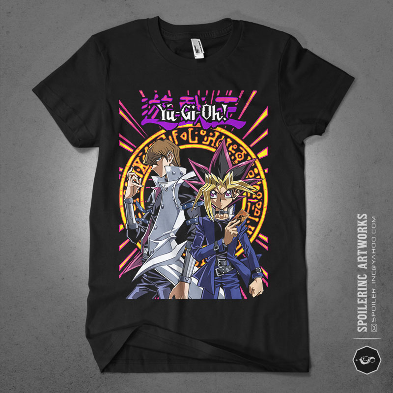 populer anime lover tshirt design bundle illustration part 17