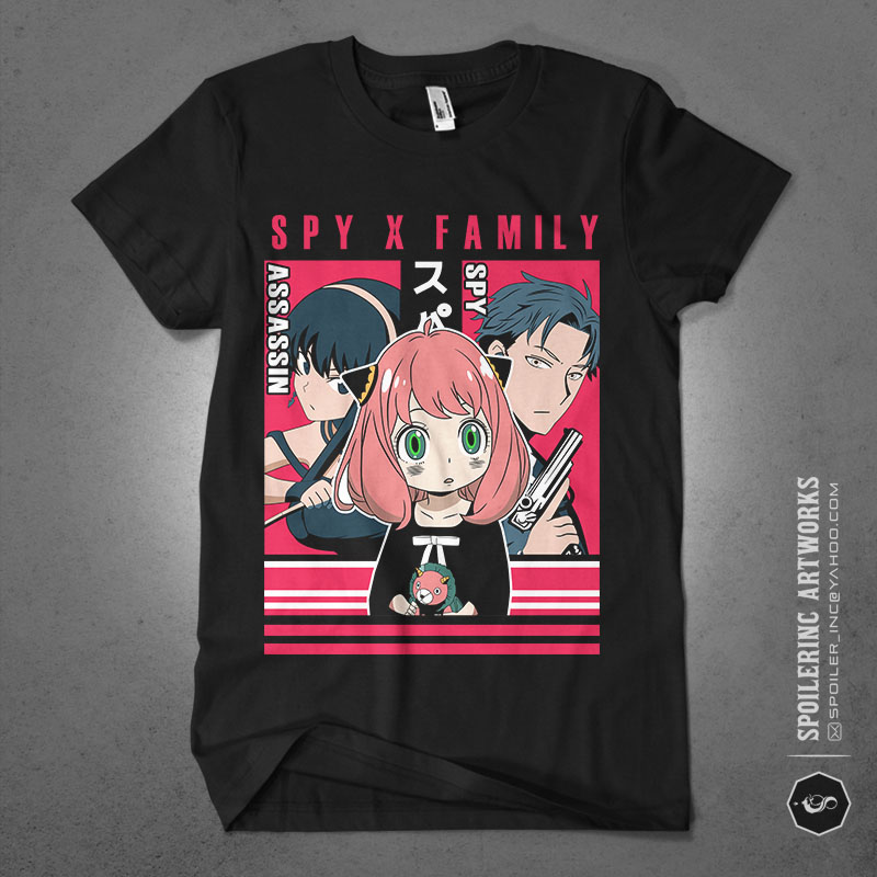 populer anime lover tshirt design bundle illustration part 17