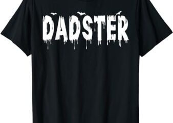 Dadster Couple Matching Family Mom Dad Halloween Party T-Shirt PNG File