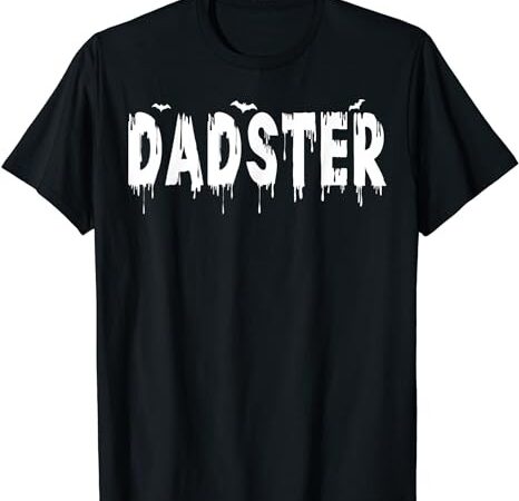 Dadster couple matching family mom dad halloween party t-shirt png file