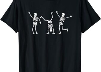 Dancing Skeleton Dance Challenge Halloween Scary Skeleton T-Shirt PNG File