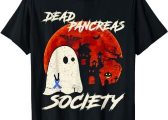 Dead Pancreas Society Ghost Diabetes Awareness Halloween T-Shirt PNG File
