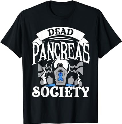 Dead pancreas society halloween trick or treating diabetes t-shirt png file