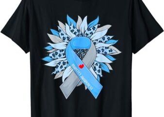 Diabetes Sunflower Type T1D T2D Diabetic Diabetes Awareness T-Shirt