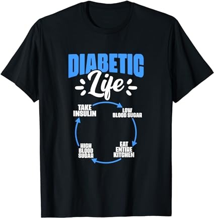 Diabetic life diabetes warrior diabetes awareness t-shirt png file