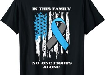 Diabetic Type 1 T1D Diabetes Awareness USA Flag Gift T-Shirt