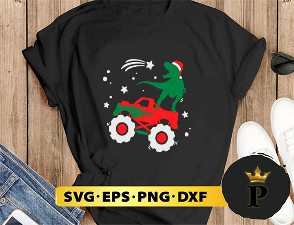 Dinosaur Christmas SVG, Merry Christmas SVG, Xmas SVG PNG DXF EPS