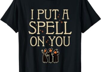 Disney Hocus Pocus I Put A Spell On You Halloween T-Shirt PNG File