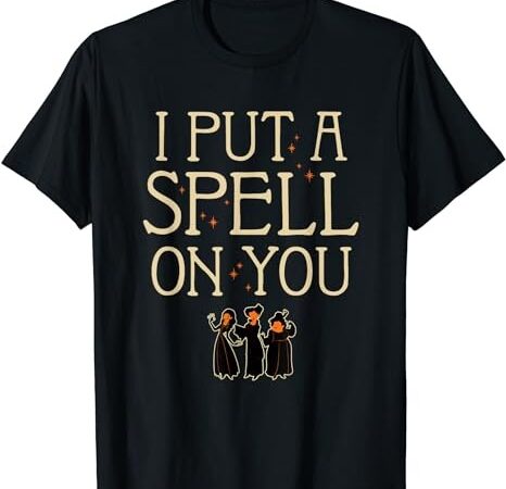 Disney hocus pocus i put a spell on you halloween t-shirt png file